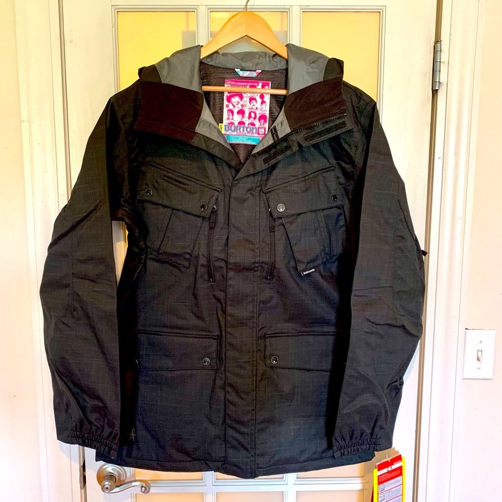 New Burton Traction Snowboard Jacket Black Men’s L